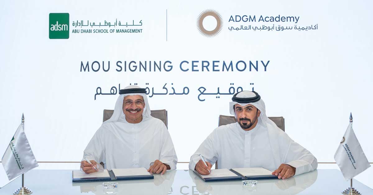 ADSM and ADGM Academy Forge Strategic Partnership to Empower Future Leaders